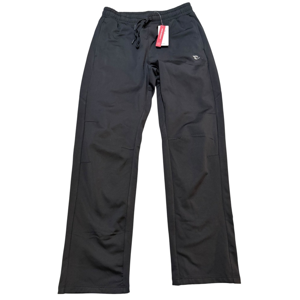 NWT Baleaf Men's Fleece Lined Pants Black Water Resistant Straight Leg Sz M